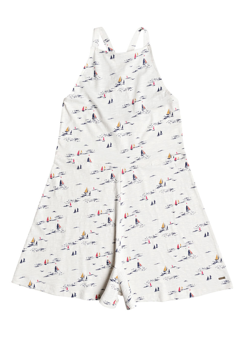 Roxy Shinny Shell Strappy Romper Marshmallow Boat Trip Small | Mnohobarevná | Velikost M | 100% bavlna