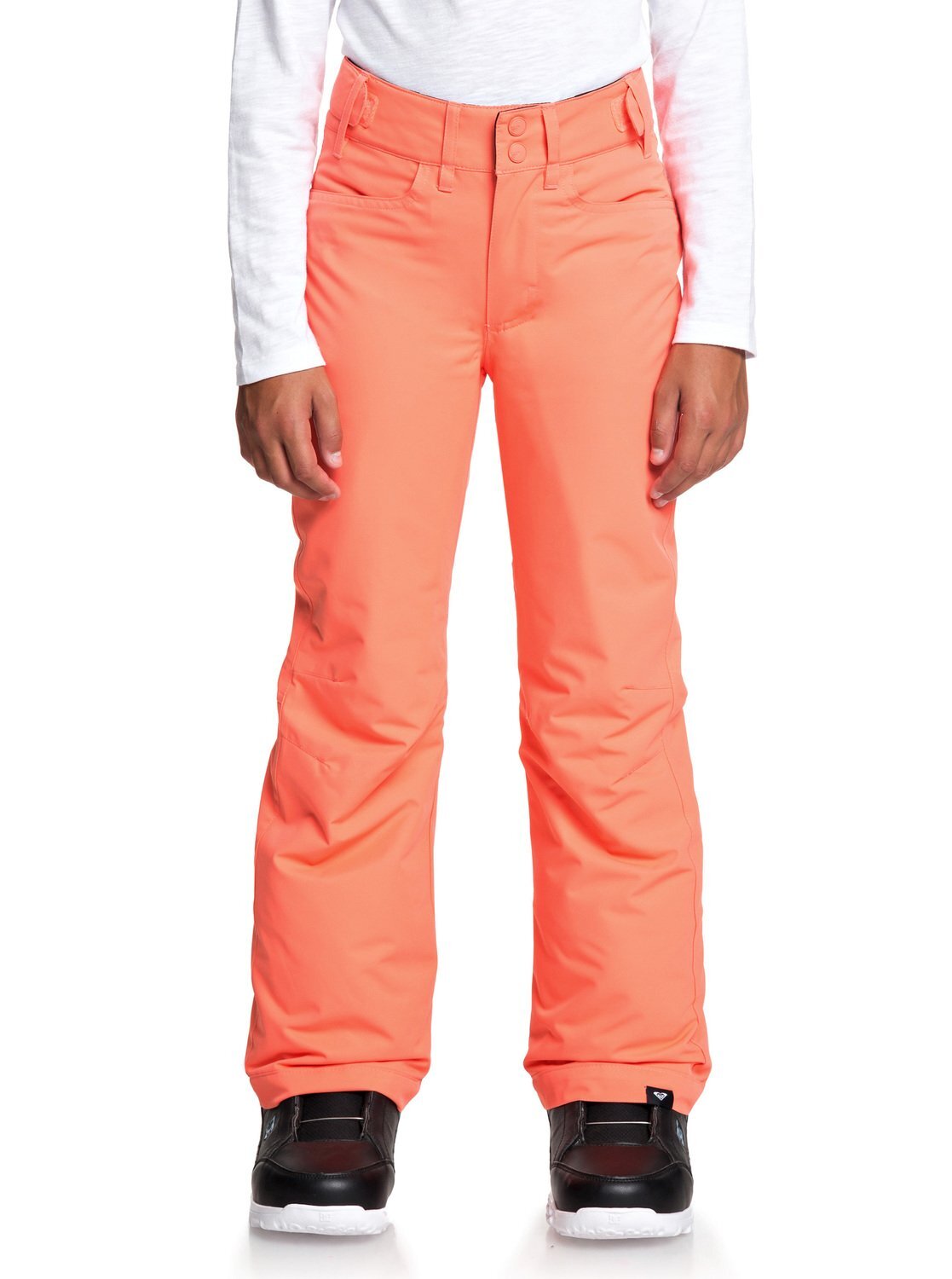 Roxy snowboardové kalhoty Backyard Girl Pt - FW19 Living Coral | Oranžová | Velikost 16 r.