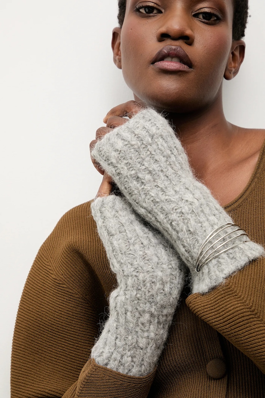 Rukavice bez prstů s vlnou Answear.LAB