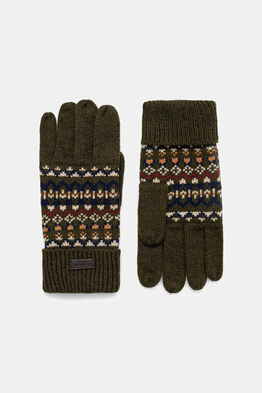 Rukavice z vlněné směsi Barbour