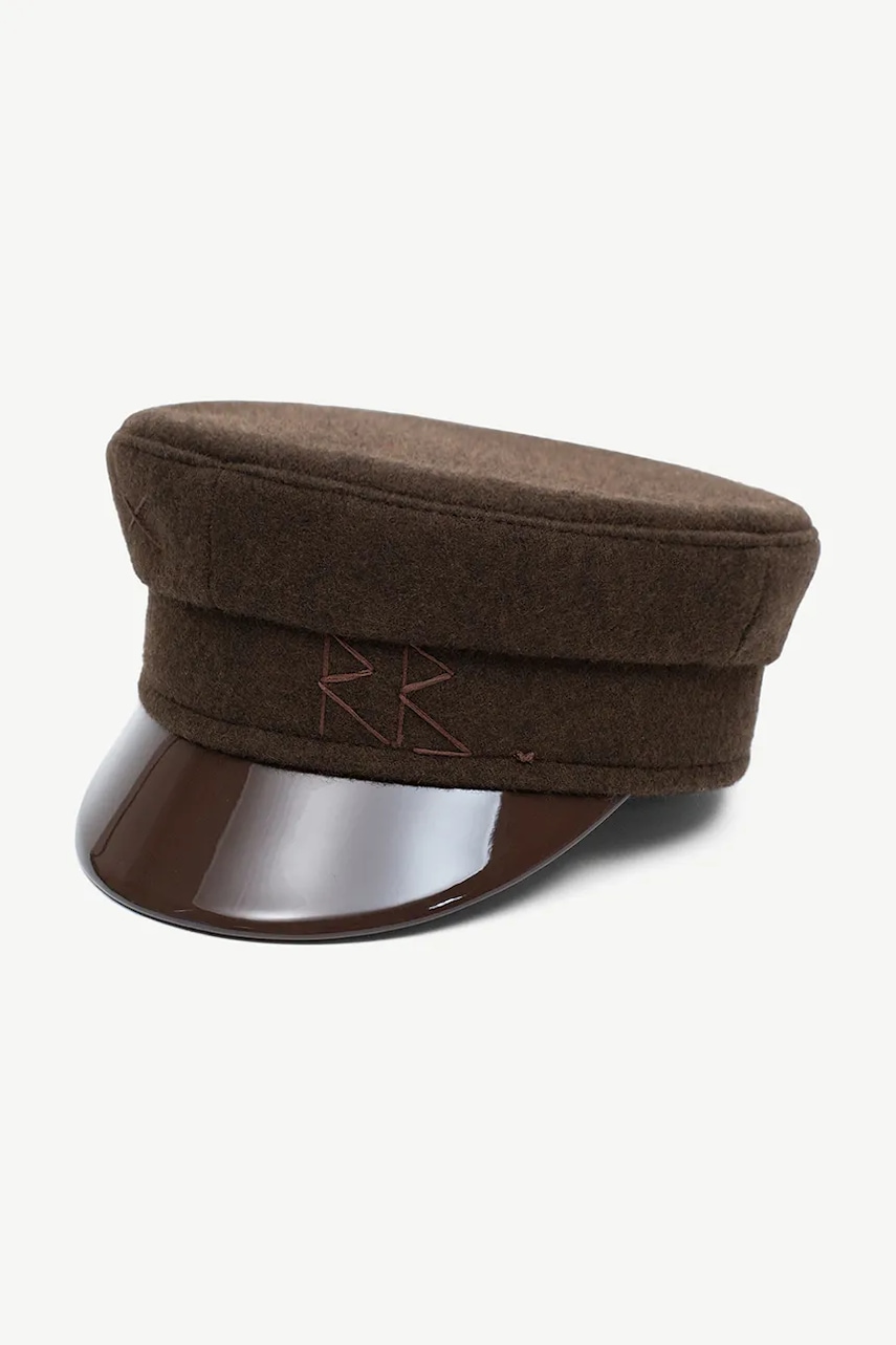 RUSLAN BAGINSKIY  bekovka dámská s vlnou Wool-blend Baker Boy Cap