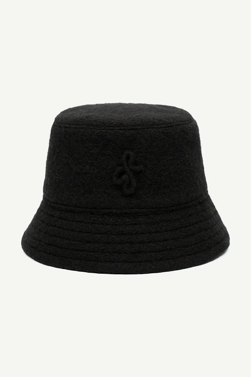RUSLAN BAGINSKIY  bucket klobouk dámský s vlnou Monogram-embellished Bucket Hat