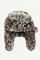 RUSLAN BAGINSKIY  ušanka dámská Faux-Fur Aviator Hat