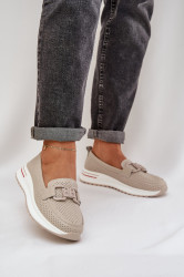 S. BARSKI Dámské kožené mokasíny na platformě S.Barski