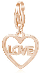 S'Agapõ Bronzový přívěsek Srdíčko Happy SHA366