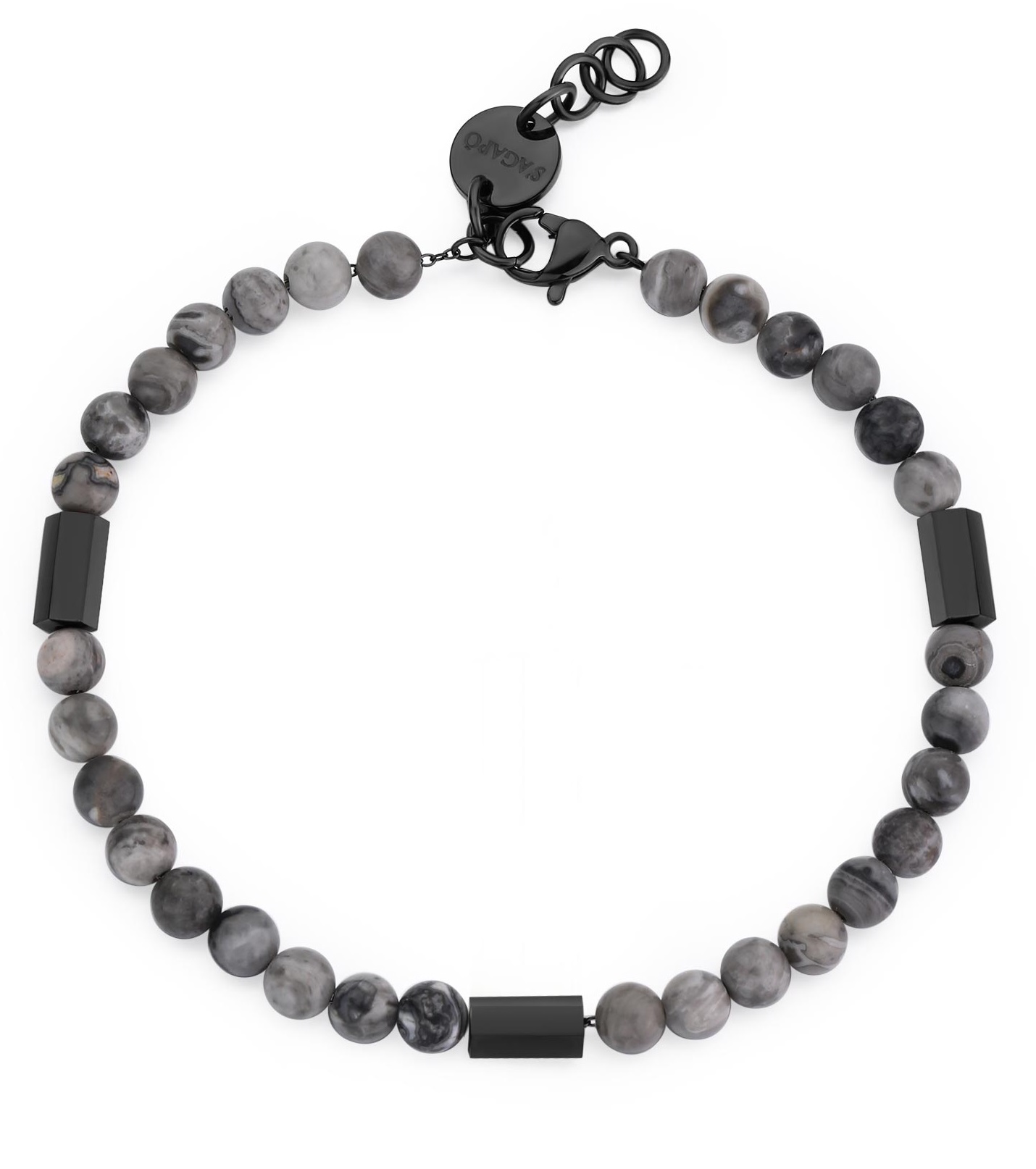 S'Agapõ Korálkový náramek s jaspisem Riot SRT15