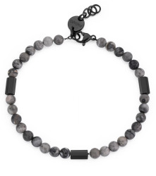 S'Agapõ Korálkový náramek s jaspisem Riot SRT15