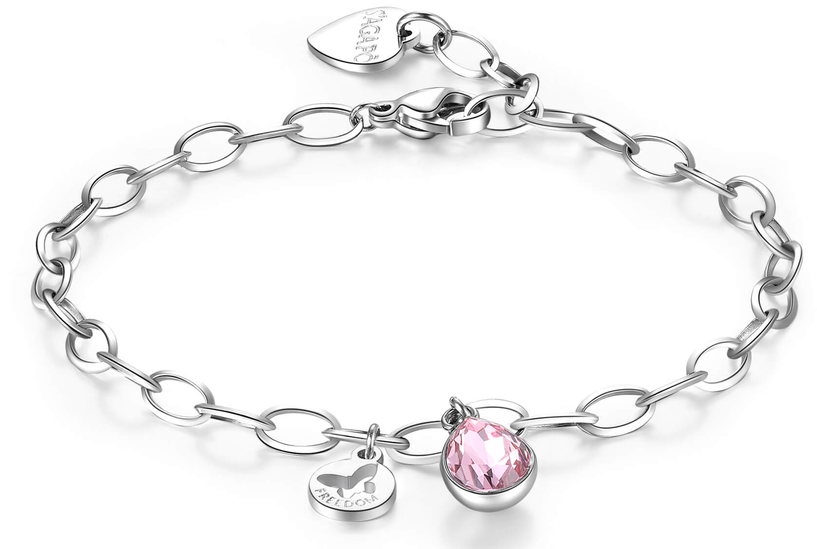 S'Agapõ Náramek s přívěsky Lucky Light SKT17