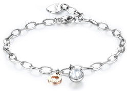 S'Agapõ Náramek s přívěsky Lucky Light SKT19