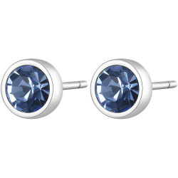 S'Agapõ Ocelové náušnice s krystaly CLICK SCK23