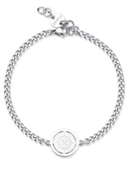 S'Agapõ Ocelový náramek pro muže Kompas Rebel SRB12