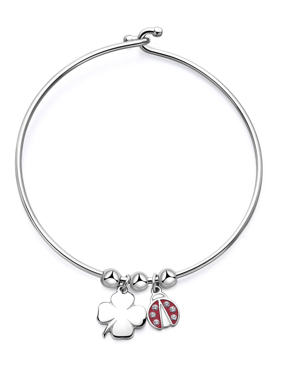 S'Agapõ Pevný ocelový náramek pro štěstí Feelings SFE14