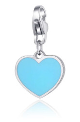 S'Agapõ Romantický ocelový přívěsek Srdce Happy SHA392