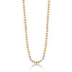 S'Agapõ Slušivý náhrdelník s oranžovými korálky Shrine SSR07