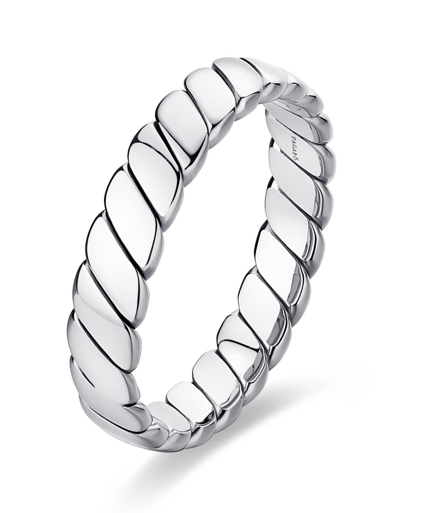 S'Agapõ Stylový dámský prsten z oceli For Love SFV43 50 mm