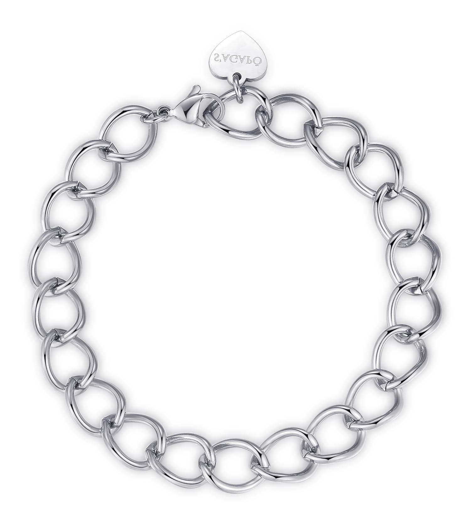 S'Agapõ Stylový ocelový náramek Chunky SHK33