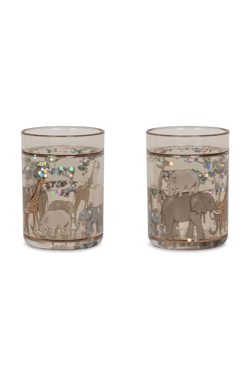 Sada hrnků Konges Sløjd 2 PACK GLITTER CUPS 2-pack