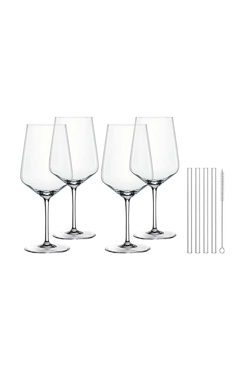 Sada koktejlových sklenic s brčky Nachtmann Coctail Spritz 630 ml 4-pack