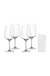 Sada koktejlových sklenic s brčky Nachtmann Coctail Spritz 630 ml 4-pack