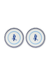 Sada mělkých talířů Pols Potten bird patterned 27 cm 2-pack