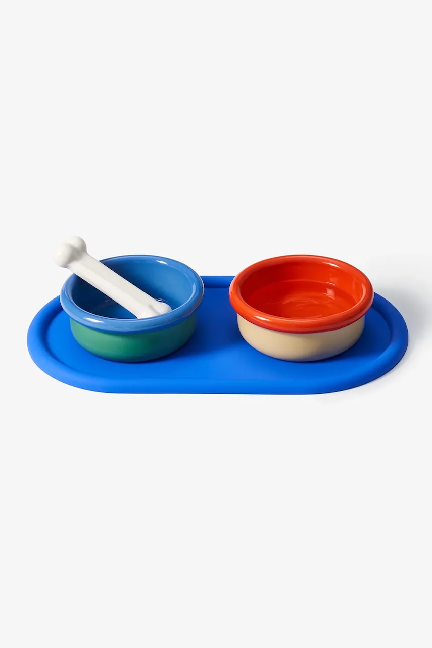 Sada misek pro domácího mazlíčka s podstavcem Areaware Every Pet Eats Set 3 elementy
