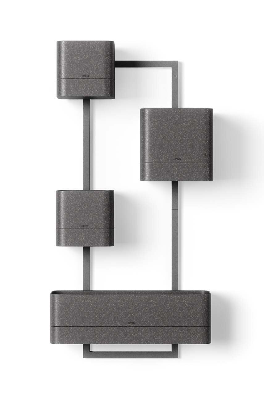 Sada nástěnných květináčů Umbra Cubiko 35,6 x 72,6 cm