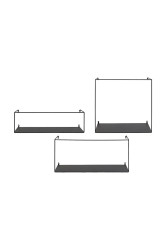 Sada nástěnných polic House Nordic Ulmo 3-pack