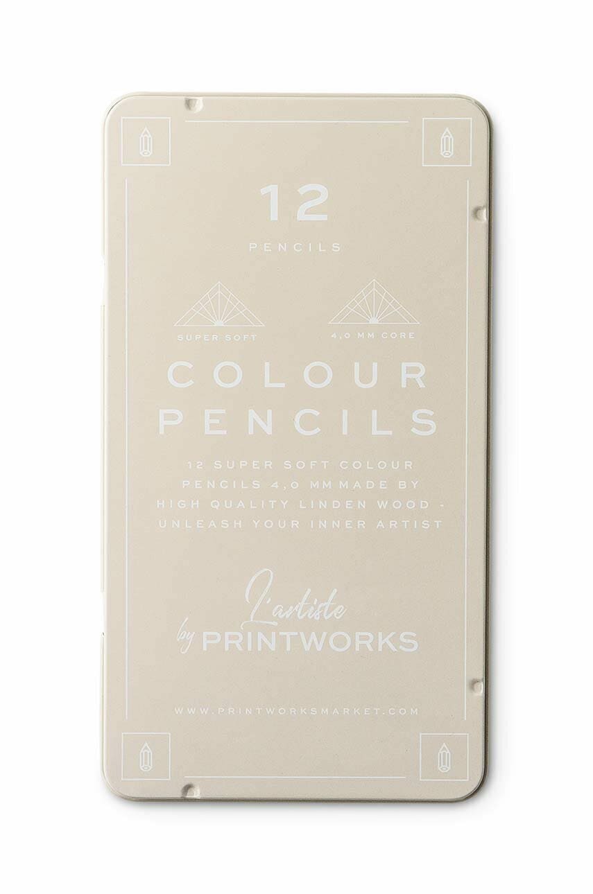 Sada pastelek v pouzdře Printworks