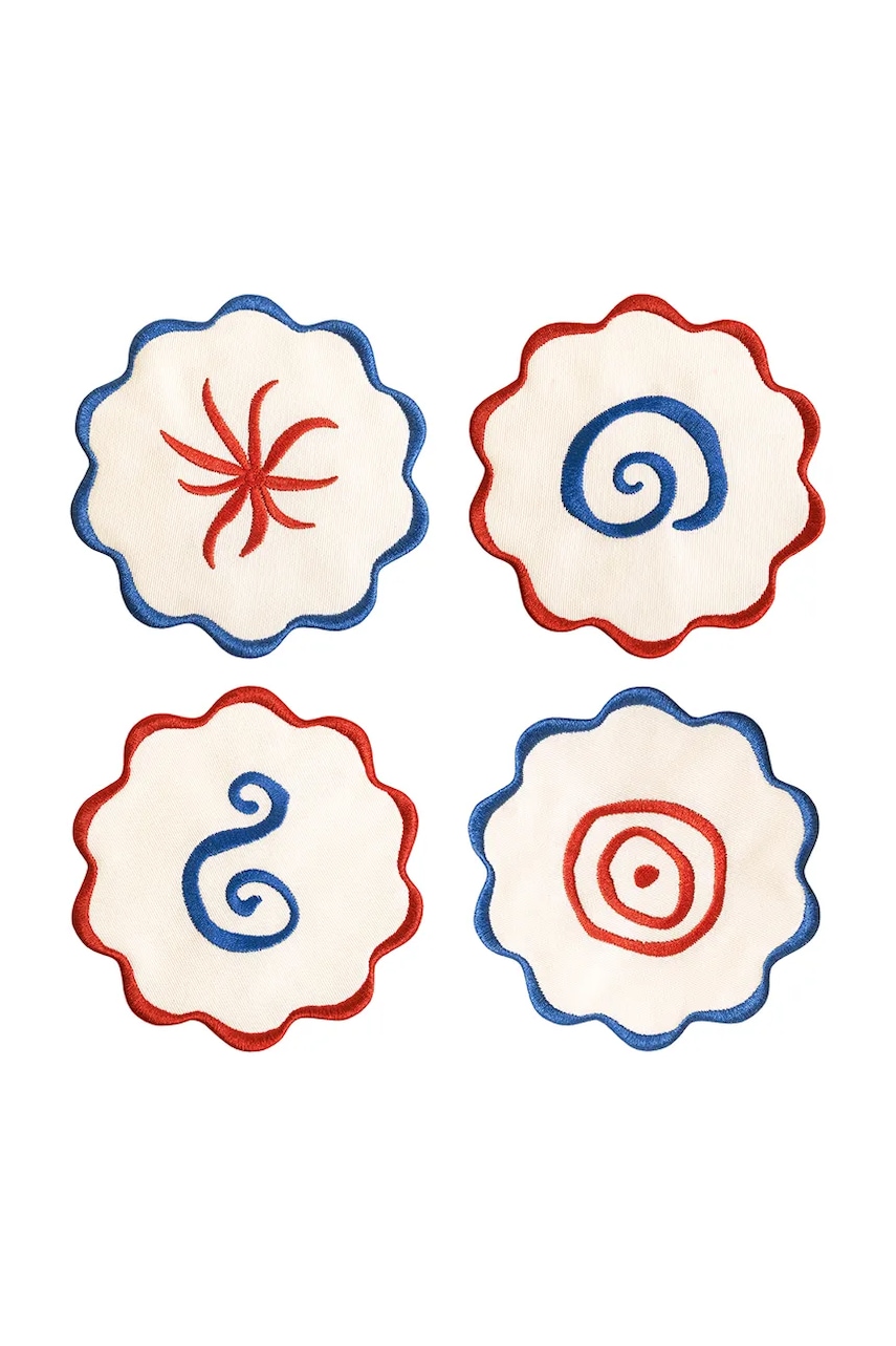 Sada podložek pod sklenice Octaevo Amalfi 13 x 13 cm 4-pack