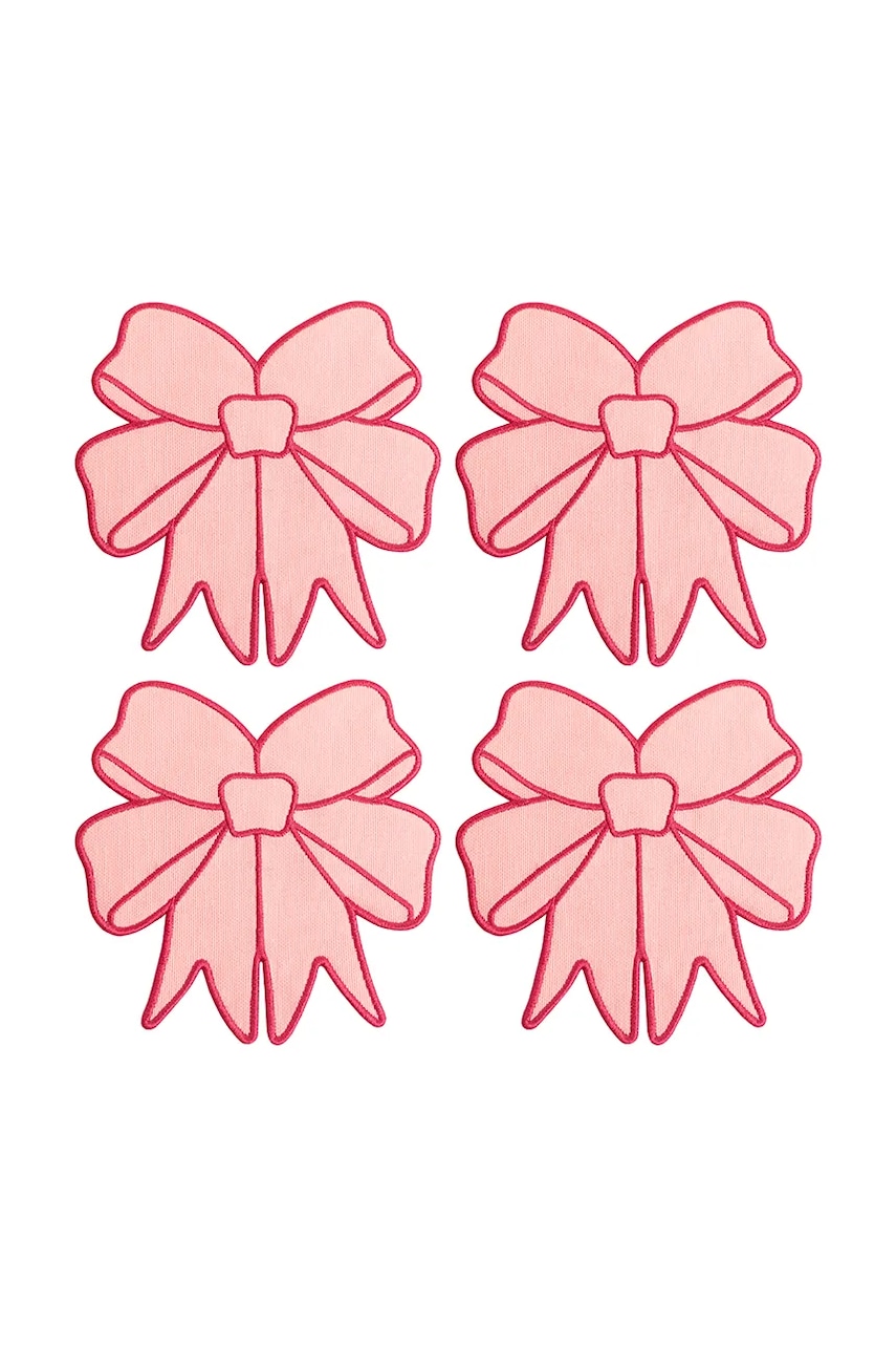 Sada podložek pod sklenice Octaevo Coquette 15 x 15 cm