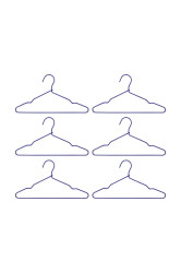 Sada ramínek na oblečení House Doctor HDWire 6-pack