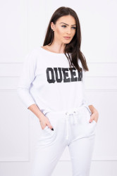 Sada s bílým potiskem Queen