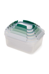 Sada skladovacích nádob s víkem Joseph Joseph Lock Sage 5-pack