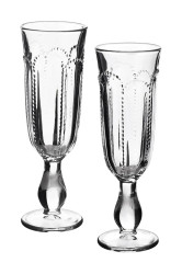 Sada sklenic na šampaňské Affek Design Daphne 160 ml 4-pack průhledná barva