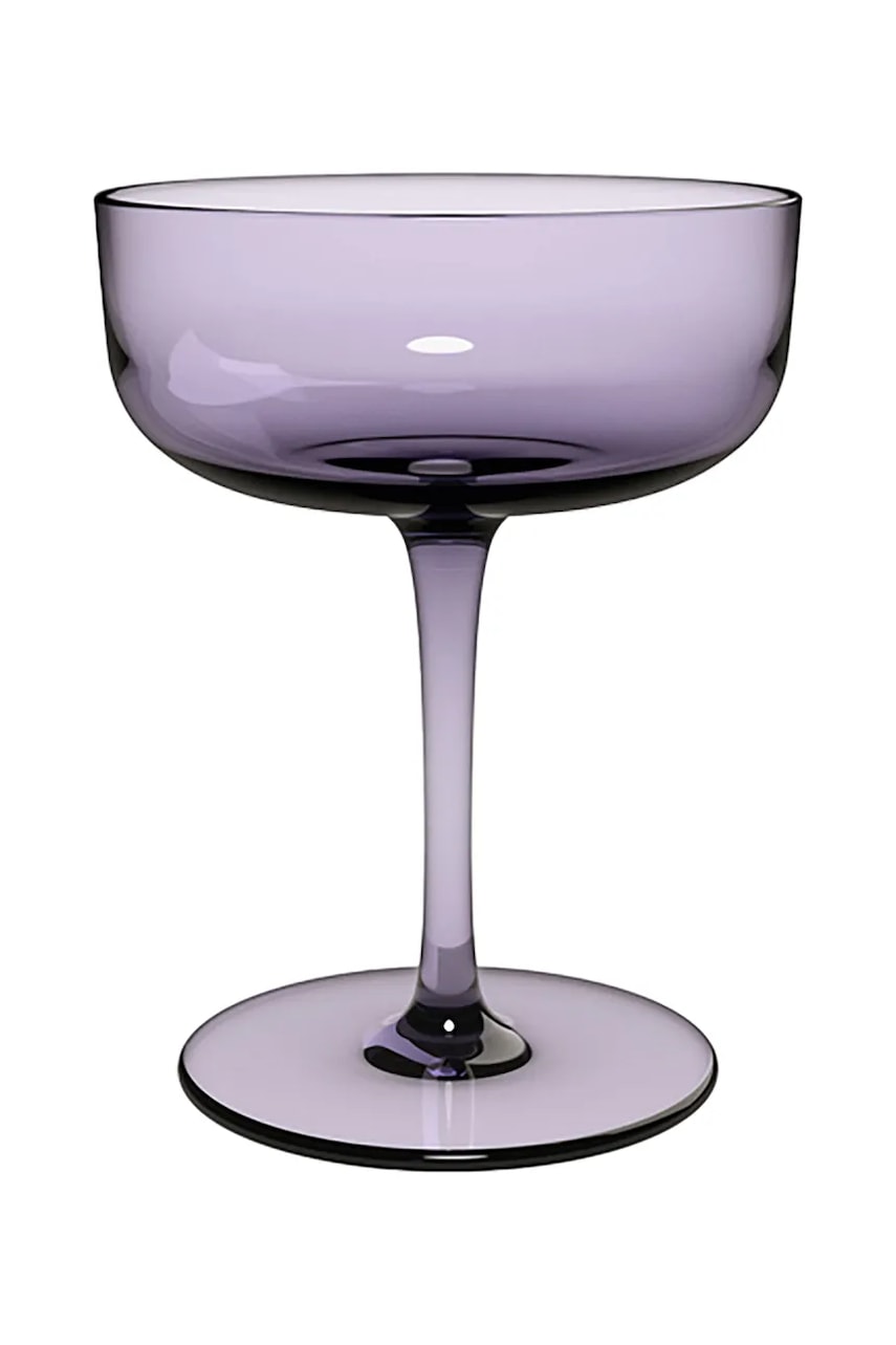 Sada sklenic na šampaňské Villeroy & Boch Like Glass 100 ml fialová barva