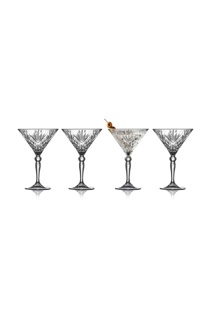 Sada skleniček na martini Lyngby Melodia 210 ml 4-pack