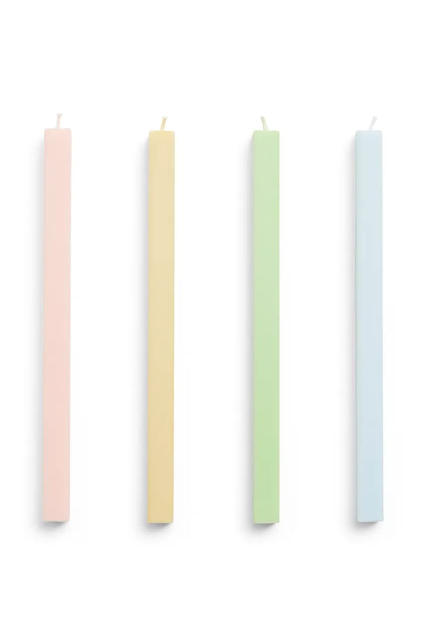 Sada svíček HAY Square 2,2 x 24 cm 4-pack