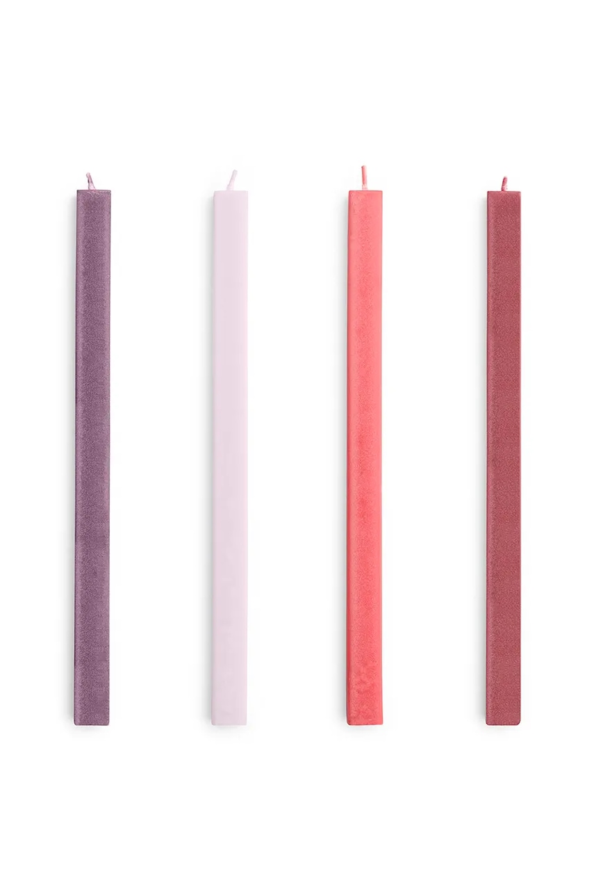 Sada svíček HAY Square Candle 2,2 x 24 cm 4-pack