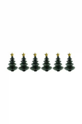 Sada vánočních ozdob House Doctor 14 x 8 cm 6-pack