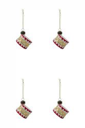 Sada vánočních ozdob House Doctor 4,7 x 5 cm 4-pack