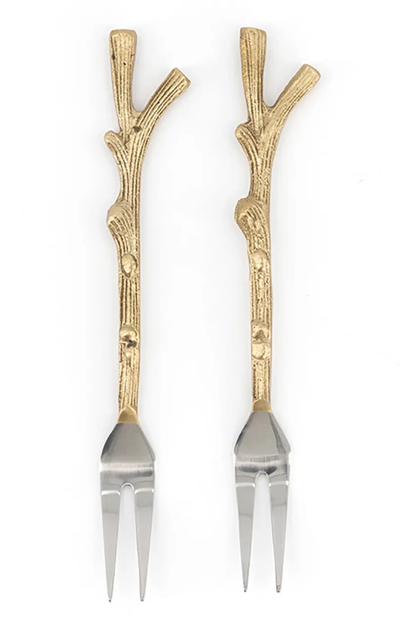 Sada vidliček na jednohubky Doing Goods Twiggy Skewer Set 2-pack