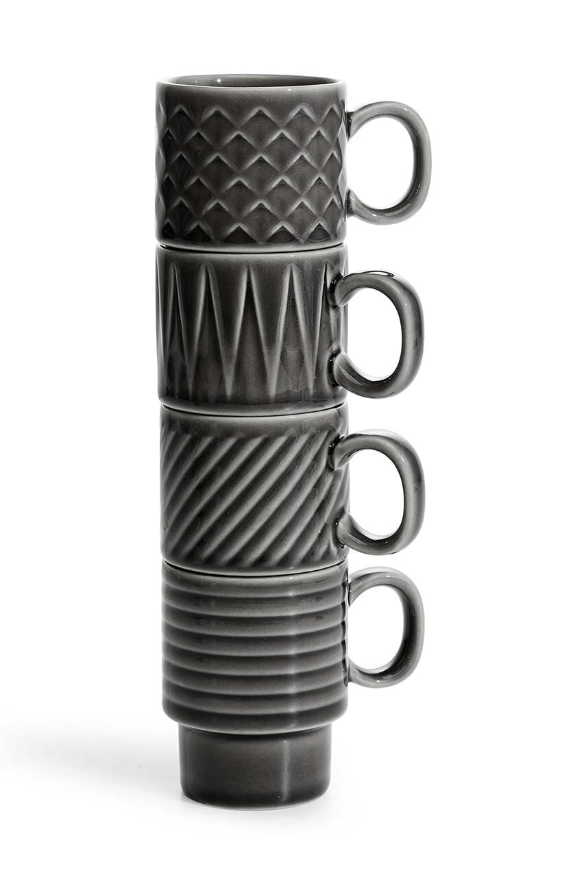 Sagaform  Sada šálků na espresso  Coffee & More 100 ml 4-pack