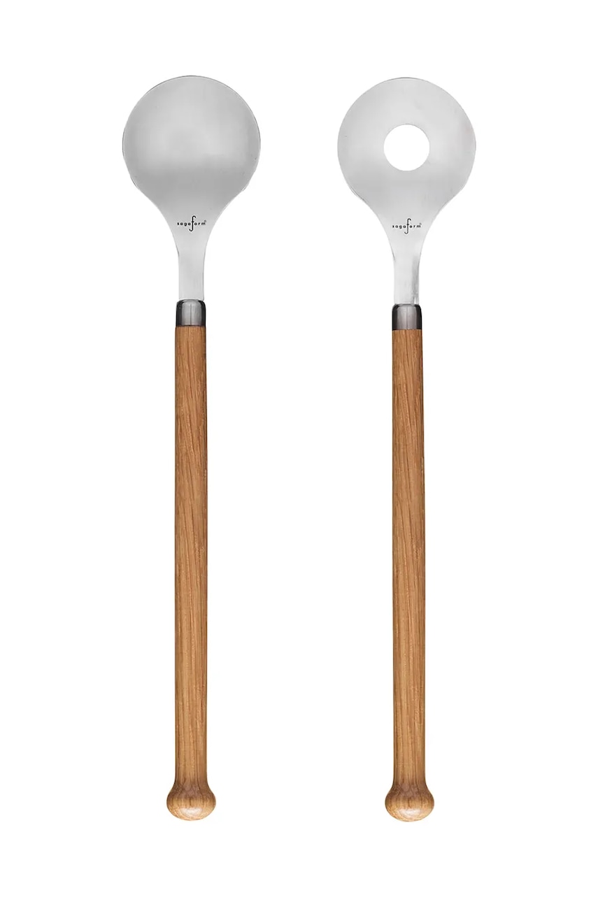 Sagaform  Salátové lžíce  Nature 2-pack