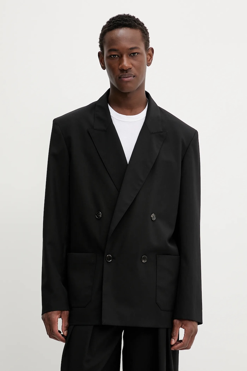 Sako Nanushka DERIK pánské, černá barva, NM25SSOW12599