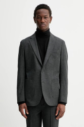 Sako s přídavkem vlny Marc O'Polo šedá barva, 530022180112