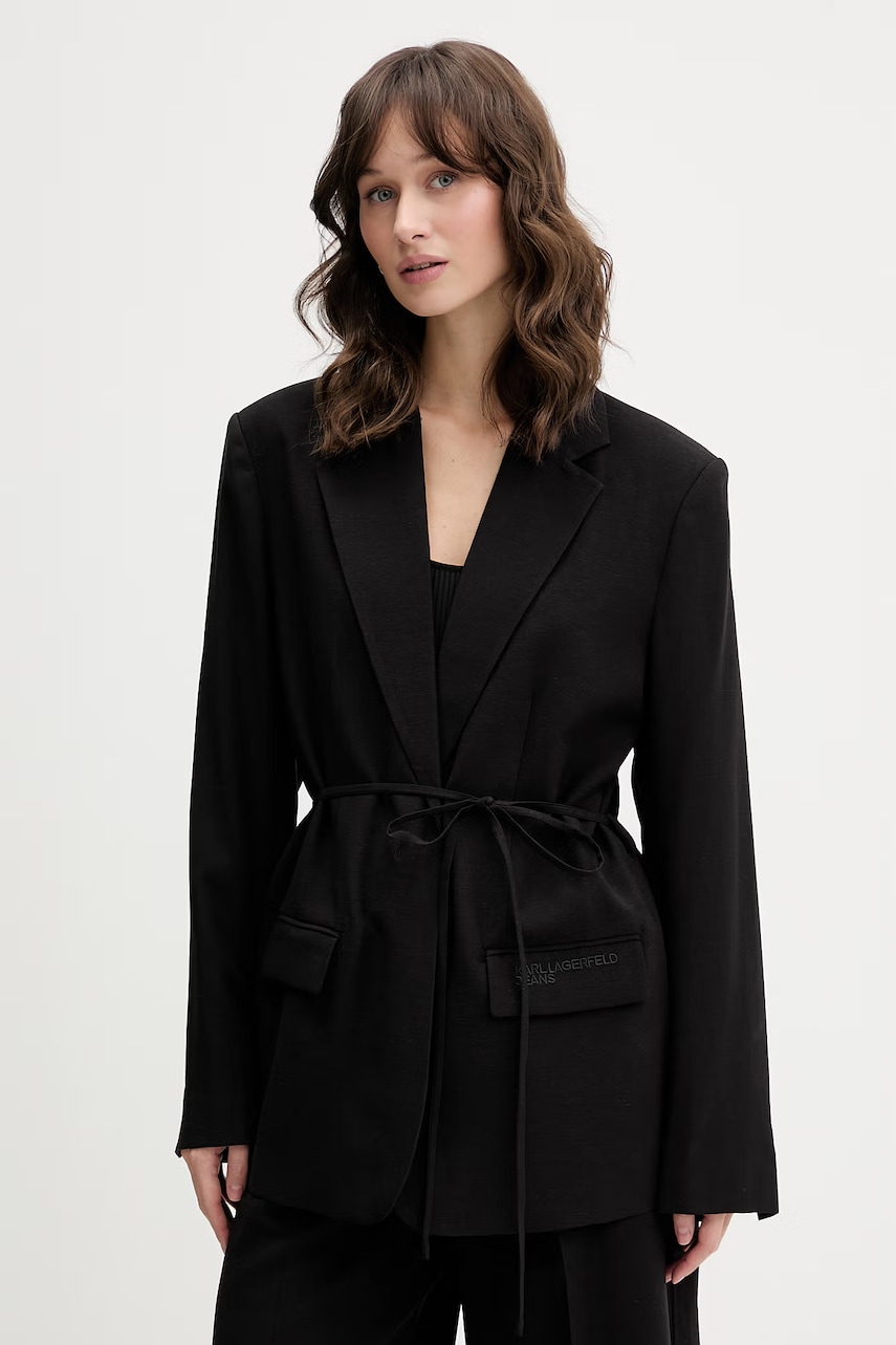 Sako s příměsí lnu Karl Lagerfeld Jeans