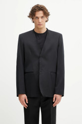 Sako s vlnou MM6 Maison Margiela x MM6 Wardro černá barva, SH0BN0007.M35153.900