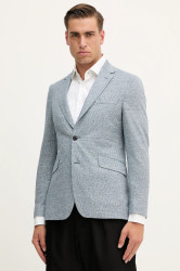 Sako se lnem Hackett London pánské, modrá barva, HM4400023R