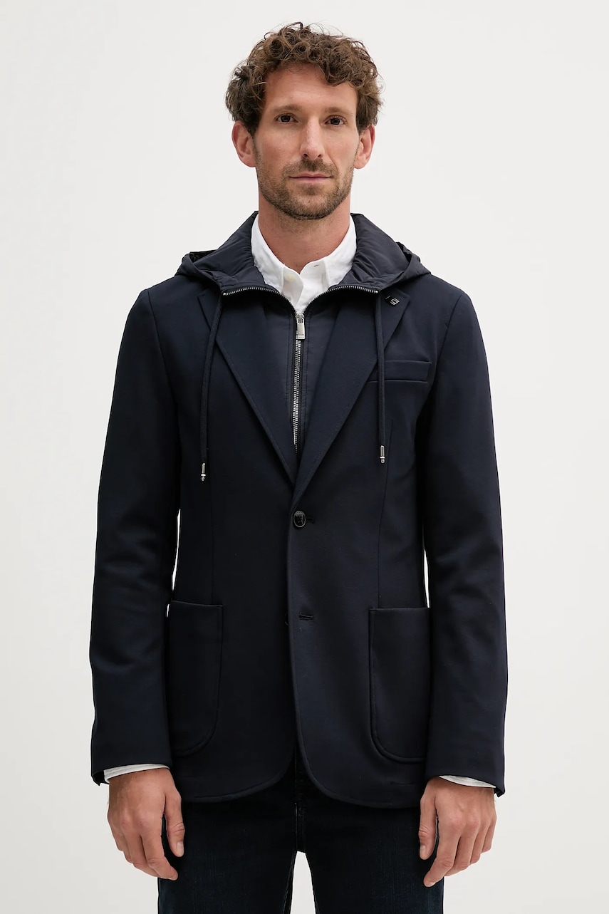 Sako Tommy Hilfiger pánské, tmavomodrá barva, MW0MW39742