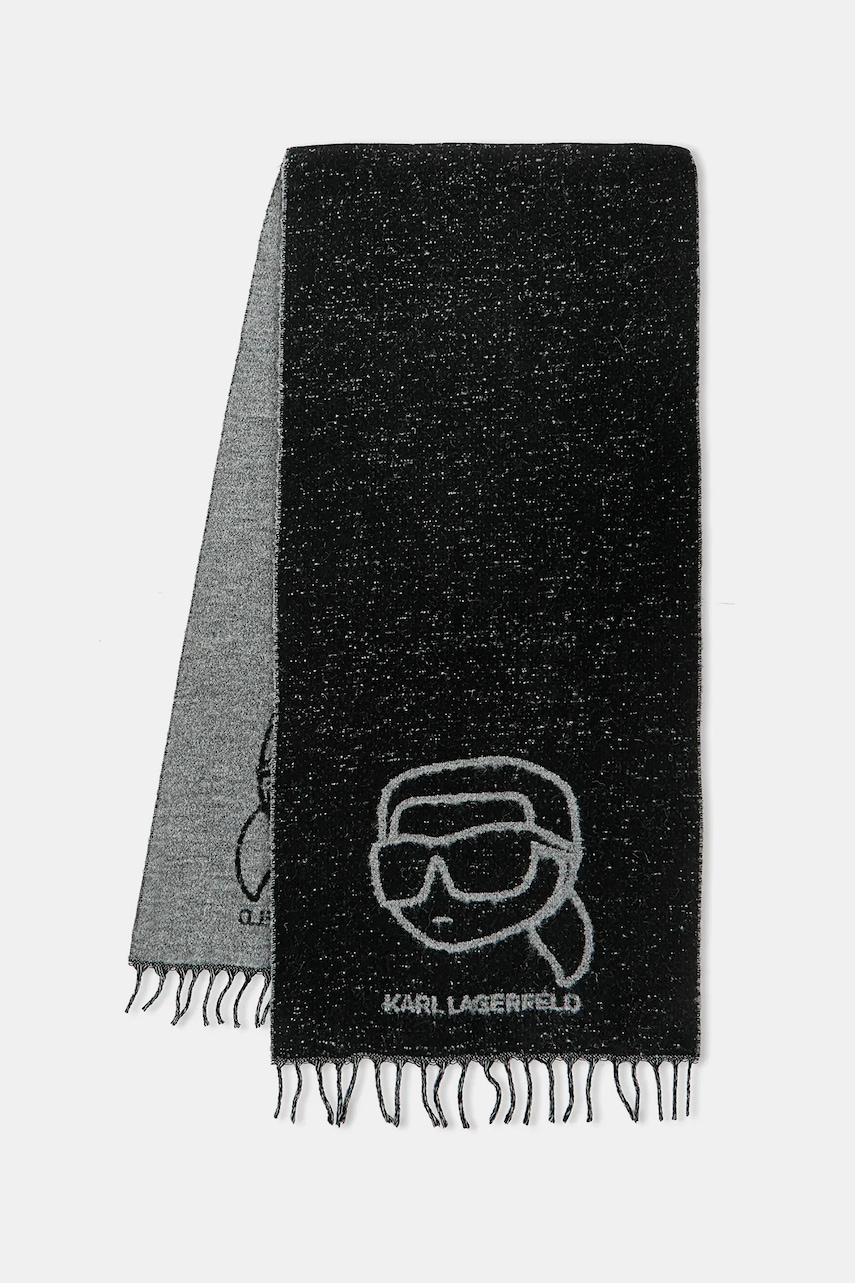 Šála s přídavkem vlny Karl Lagerfeld IKON